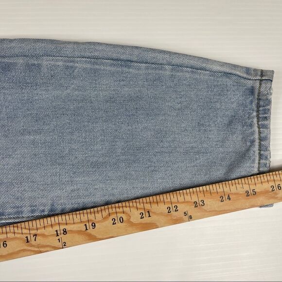 JUSTFAB Jeans Light Blue Wash Mom Boyfriend High Rise Jean Women's 27 - Picture 9 of 10